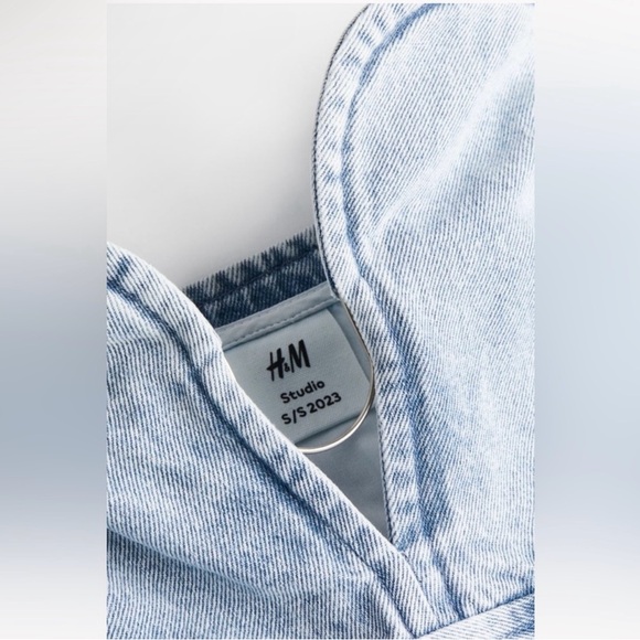 H&M Collection SS23 Denim Maxi Dress - Picture 3 of 9